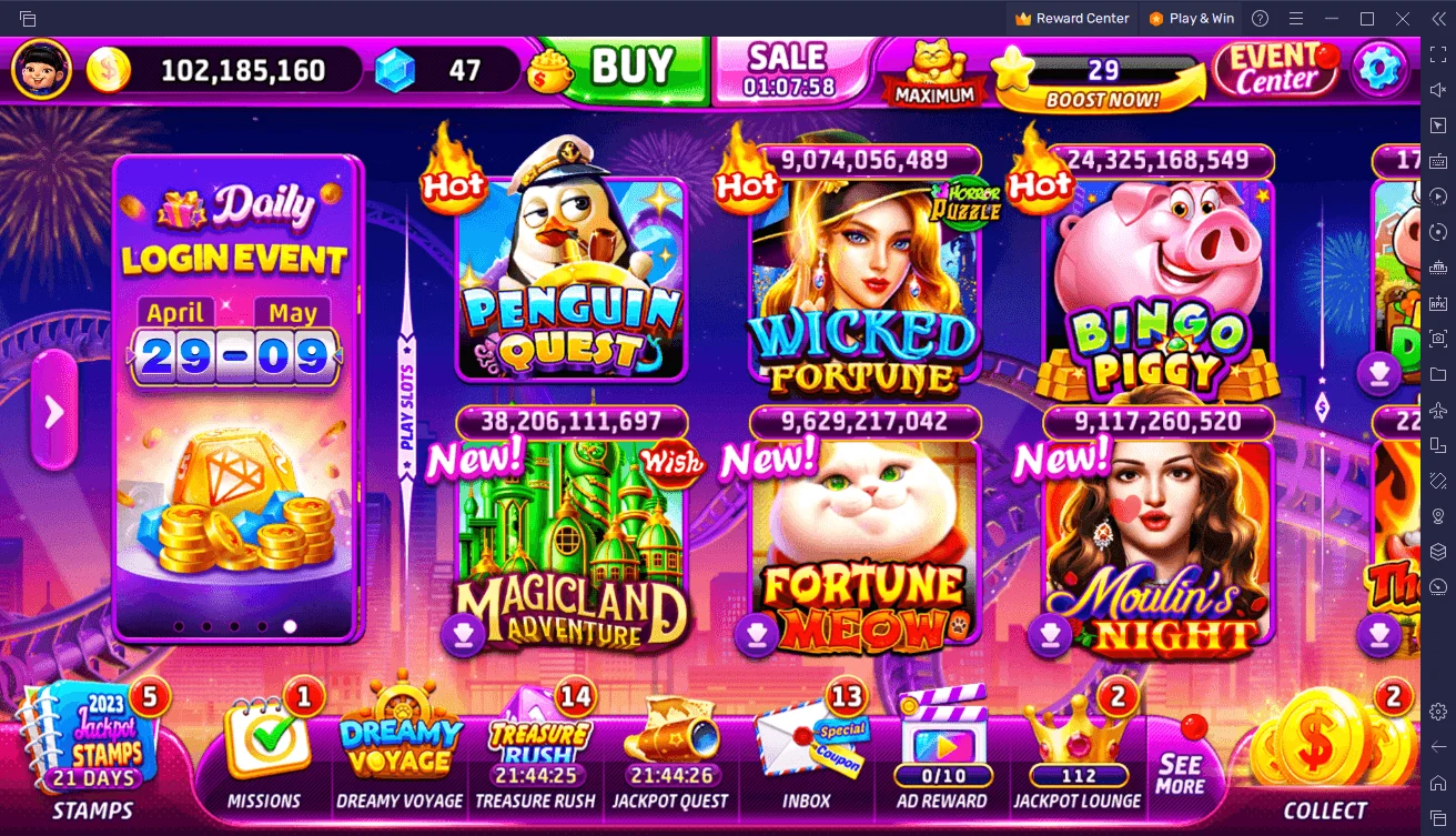 Slots volatility